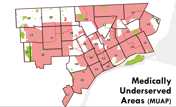 Medically underserved areas by address